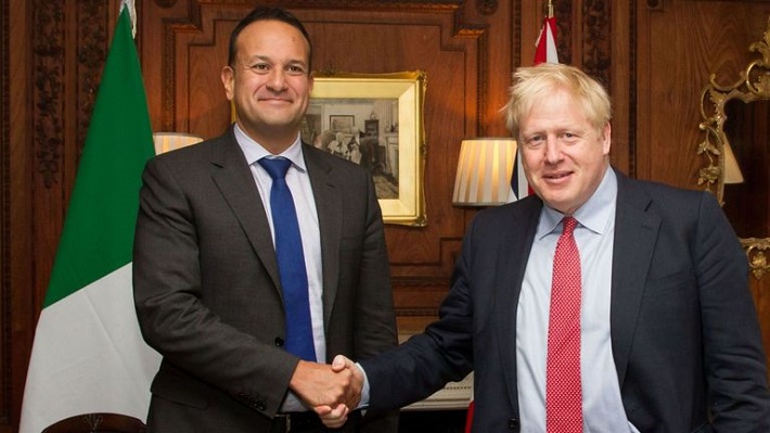 Boris Johnson và Leo Varadkar