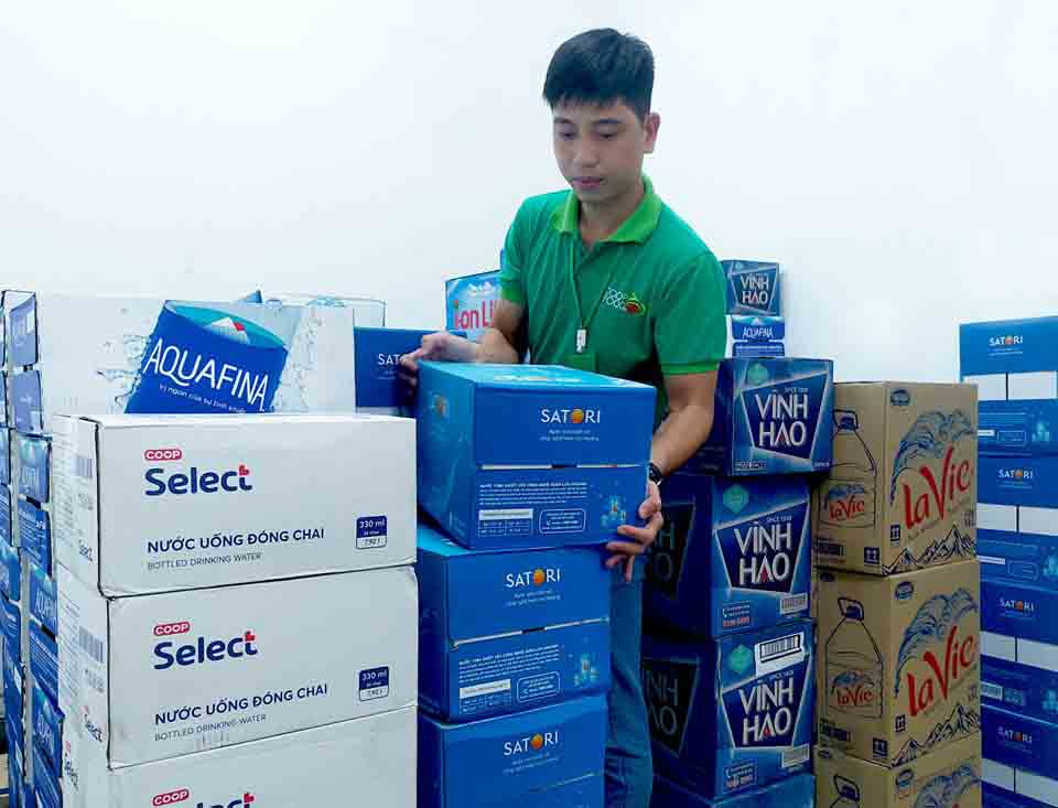 nước đóng chai