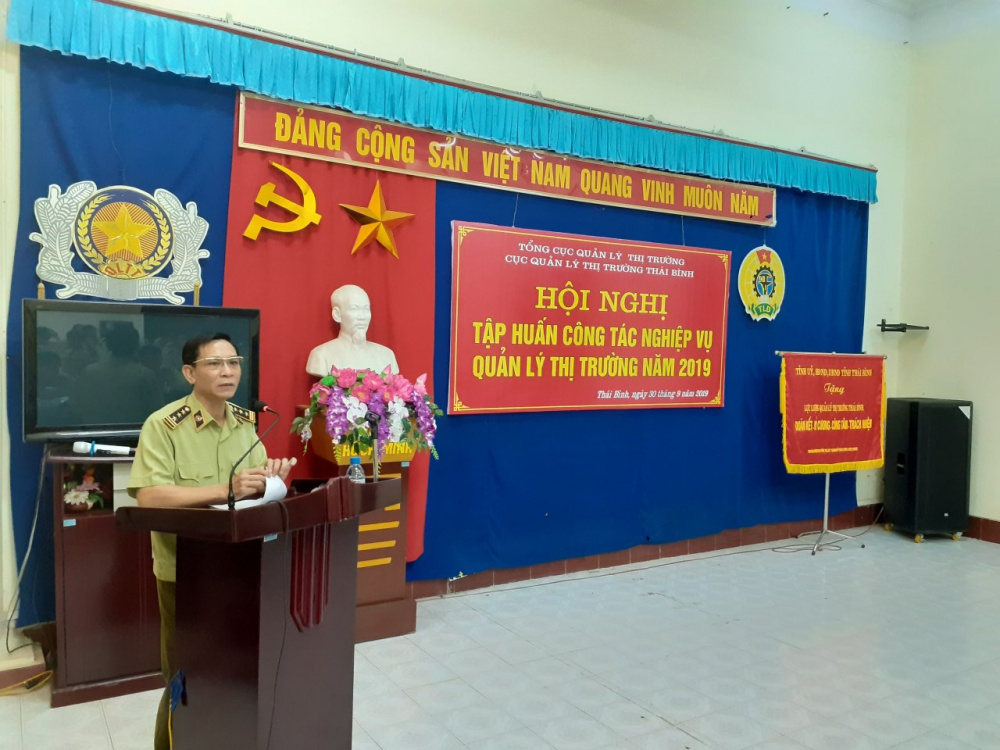 Ông Nguyễn Văn Nghiên- Cục trưởng, Cục Quản lý thị trường khai mạc Hội nghị