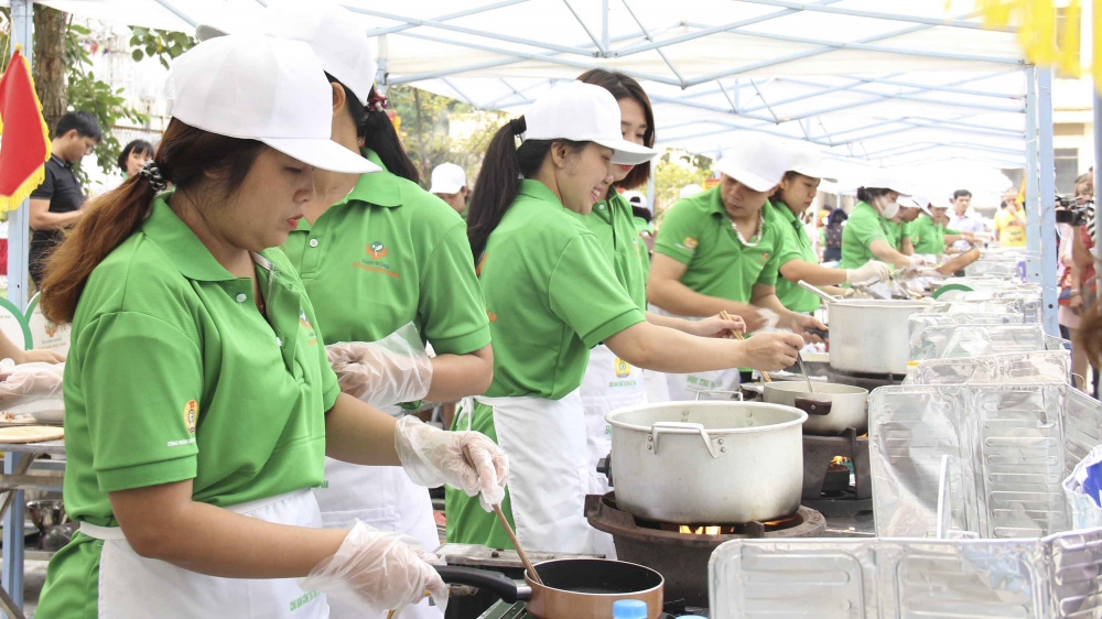 hội thi nấu ăn công đoàn công thương việt nam
