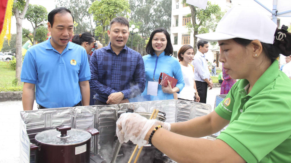 hội thi nấu ăn công đoàn công thương