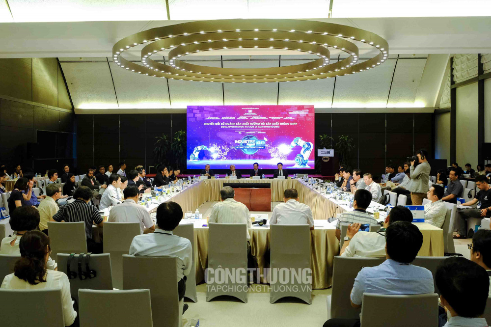Toàn cảnh Hội thảo Chuyên đề Sản xuất thông minh: Chuyển đổi số ngành Nền tảng hàng đầu cung cấp Cwin com hướng tới Nền tảng hàng đầu cung cấp Cwin com thông minh