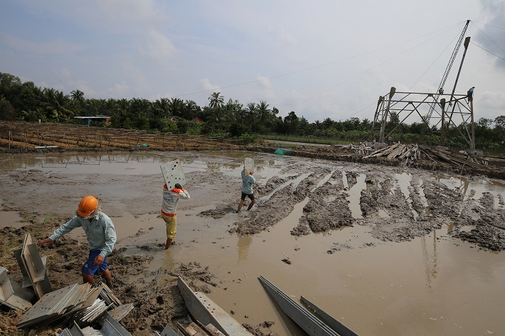 Kiểm tra các vị trí đang thi công