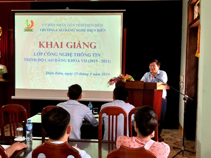 Khai giảng lớp học tại Trường Cao đẳng nghề Điện Biên