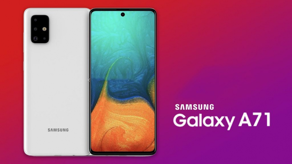 Samsung Galaxy A71 thiet ke