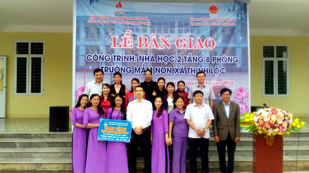 PV GAS tài trợ 3 tỷ đồng xây 