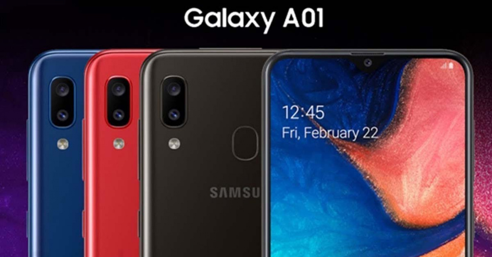 Galaxy A01 thiet ke