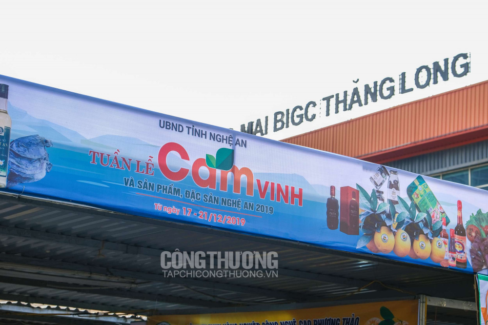 Tuần lễ Cam Vinh và sản phẩm, đặc sản tỉnh Nghệ An năm 2019 tổ chức tại siêu thị Big C Thăng Long