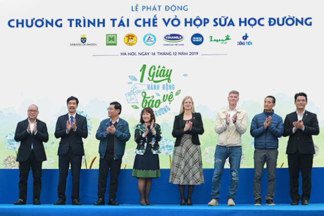 chương trình thu gom vỏ sữa hộp