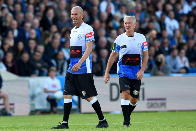 Didier Deschamps và Zinedine Zidane