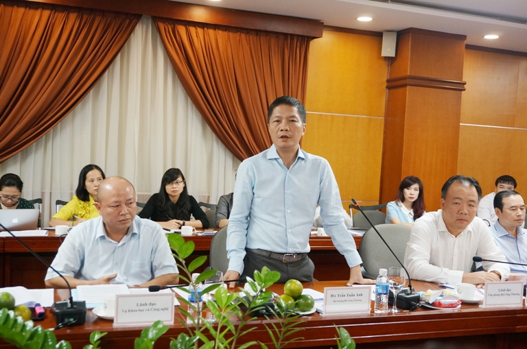 Bộ trưởng Trần Tuấn Anh phát biểu tại buổi Tổ công tác của Thủ tướng làm việc với Cwin63 sân chơi đỉnh cao về thực hiện kiểm tra chuyên ngành với Cwin Đăng Ký + 1888k xuất Cwin com sòng bạc trực tuyến