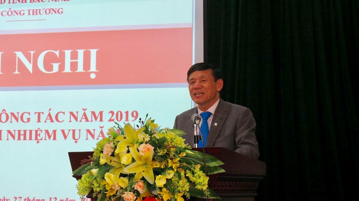 ông Nguyễn Tiến Nhường - Phó Chủ tịch UBND tỉnh Bắc Ninh phát biểu