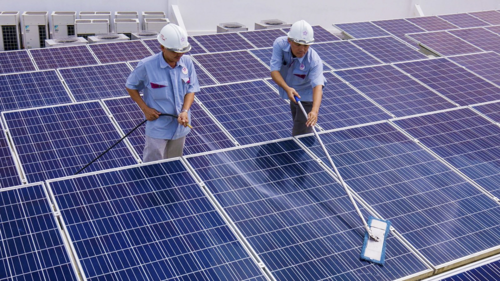 điện mặt trời áp mái