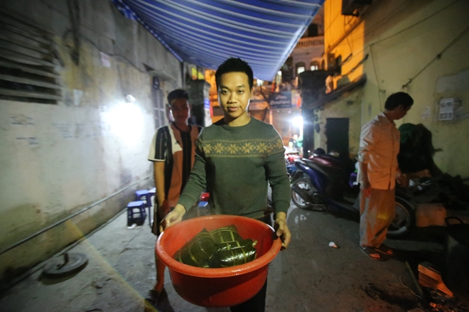 luộc bánh chưng
