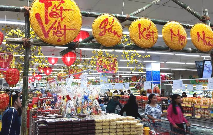 siêu thị Tết