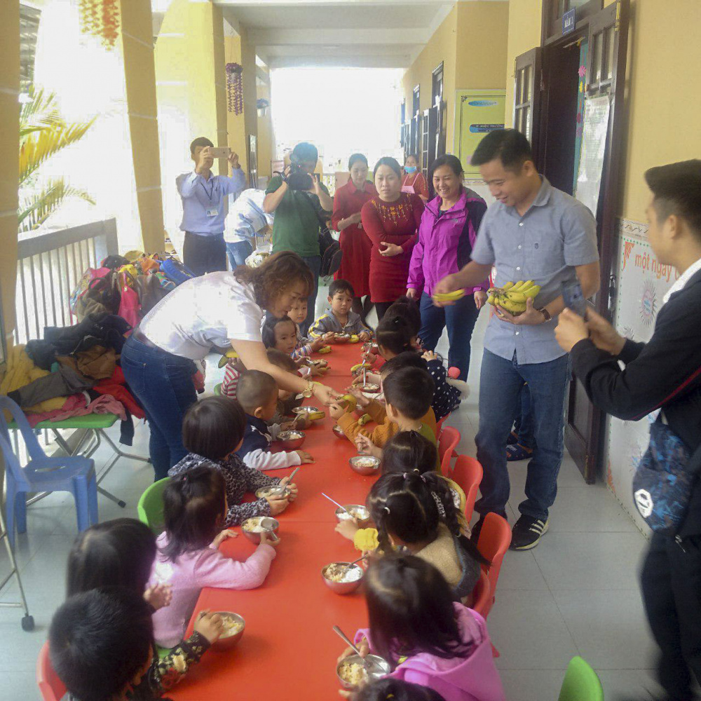 Chương trình “Tặng chuối già lùn cho các trường mầm non trên địa bàn Huyện A Lưới” thuộc “Dự án Hỗ trợ sinh kế nông dân Huyện A Lưới tỉnh Thừa Thiên Huế” của Central Group Việt Nam