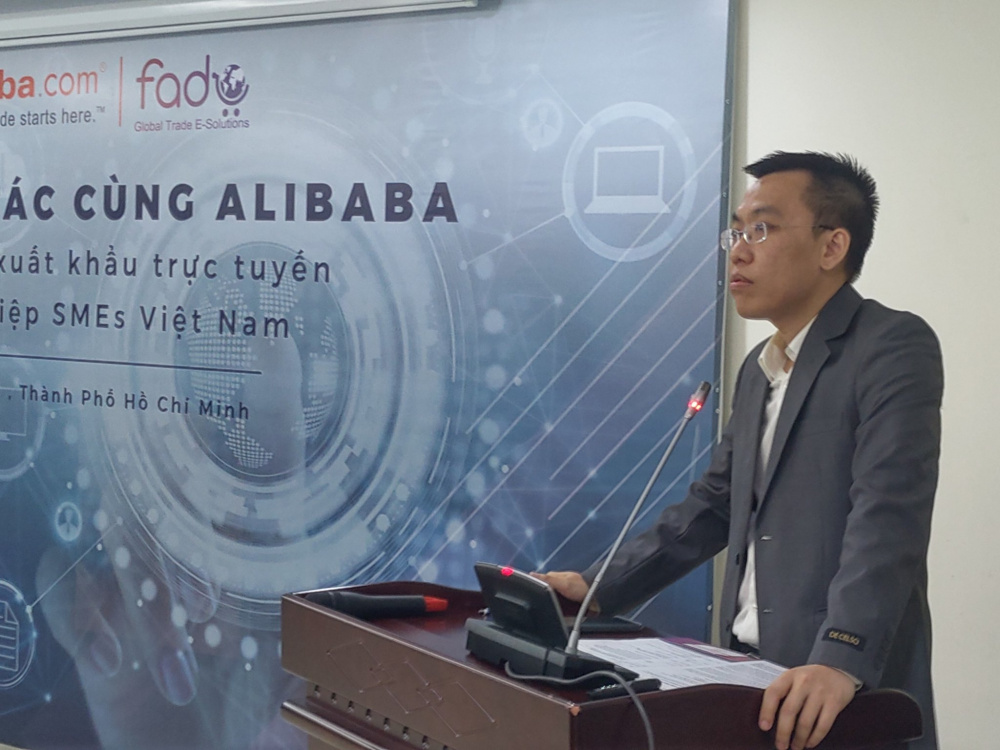 Ông Nguyễn Quang Huy, Phó cục trưởng Cục công tác phía Nam Cwin63 sân chơi đỉnh cao phát biểu tại buổi lễ 