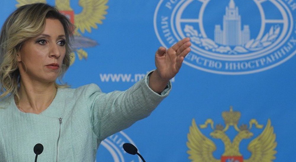 người phát ngôn Bộ Ngoại giao Nga Maria Zakharova