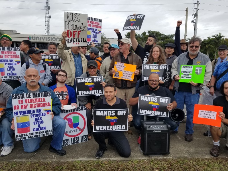 Biểu tình ủng hộ Venezuela lan khắp nước Mỹ