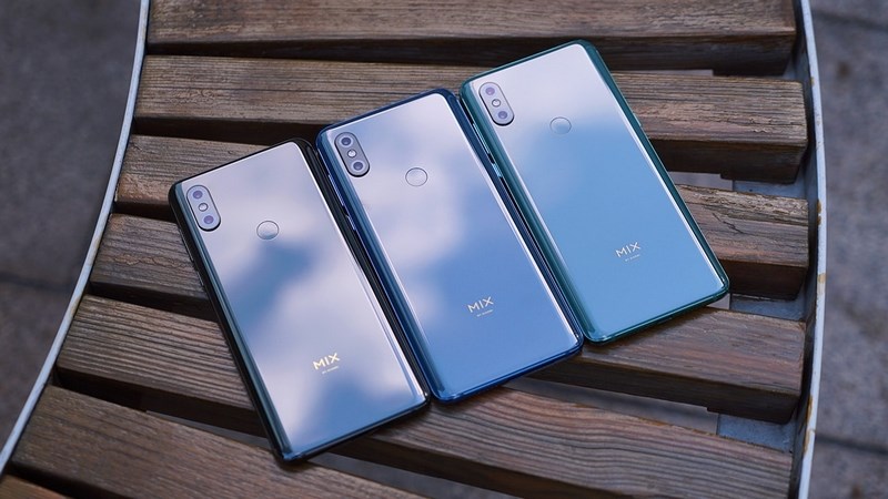 Mẫu điện thoại thông minh Mi Mix 3.