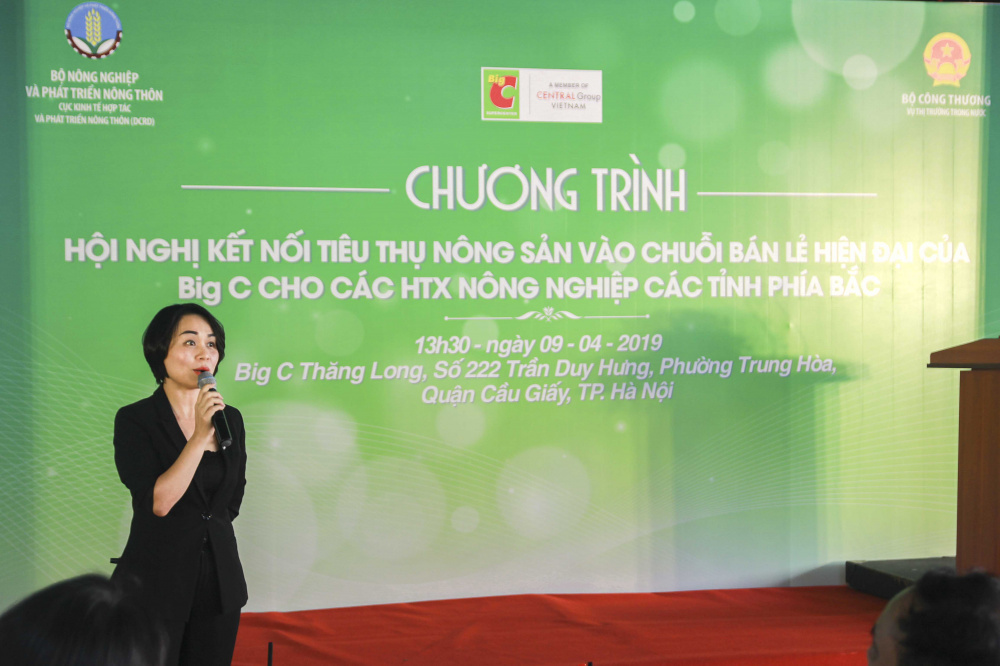 Bà Phạm Thị Thùy Linh – Giám đốc Thu mua Big C khu vực miền Bắc