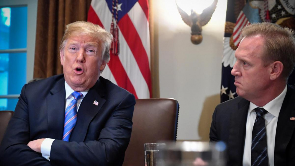 Tổng thống Donald Trump với quyền Bộ trưởng Quốc phòng Mỹ Patrick Shanahan