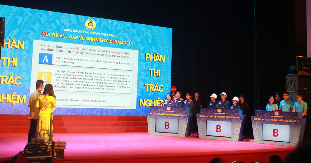 hội thi an toàn sinh viên giỏi ngành công thương
