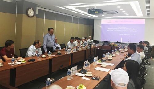 Cán bộ hưu trí Tổng Công ty Phát điện 3 đến thăm Văn phòng Tổng Công ty