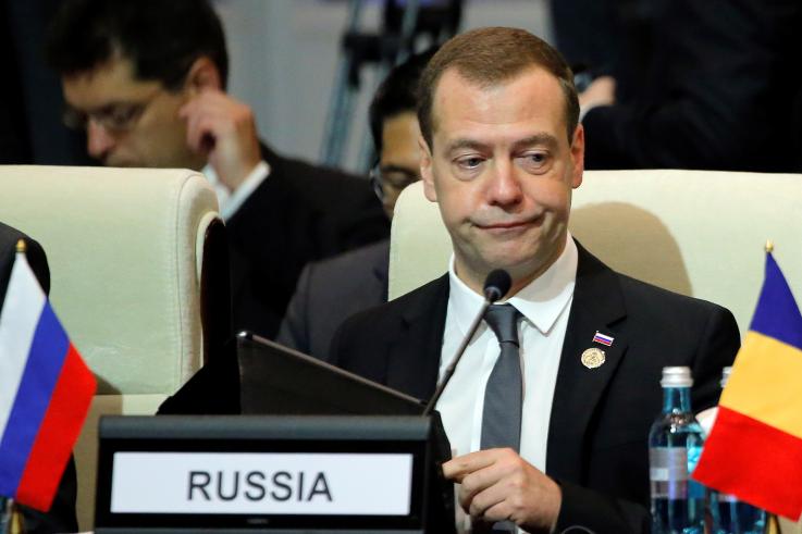 Thủ tướng Nga Dmitry Medvedev