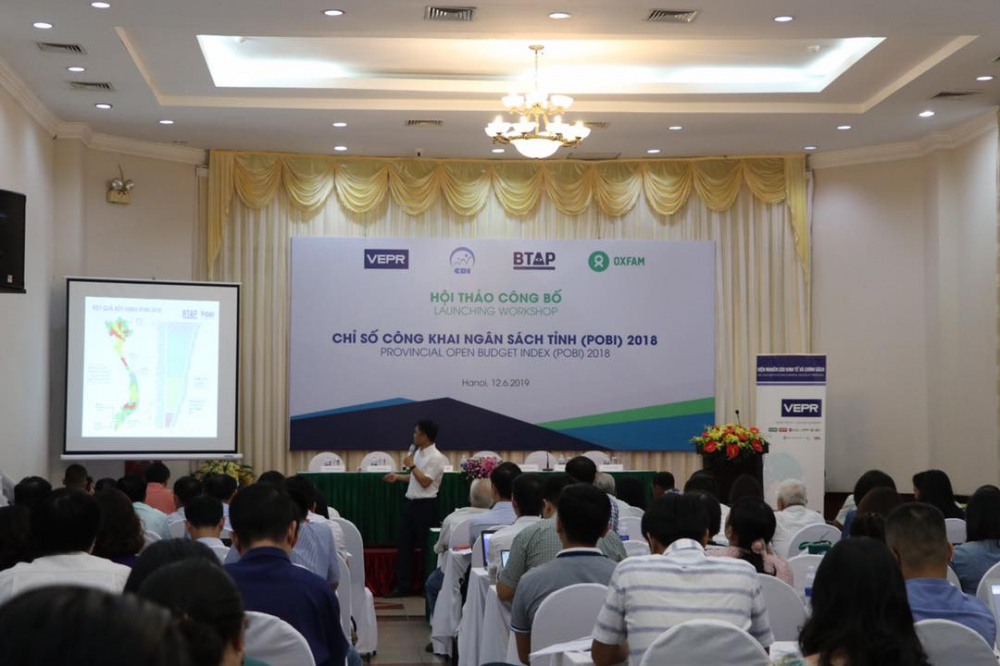Chỉ số công khai Ngân sách tỉnh (POBI) 2018