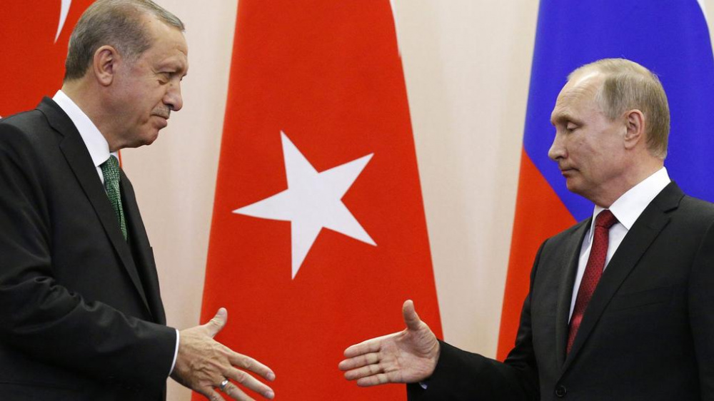 Tổng thống Nga Vladimir Putin và Tổng thống Thổ Nhĩ Kỳ Recep Tayyip Erdogan