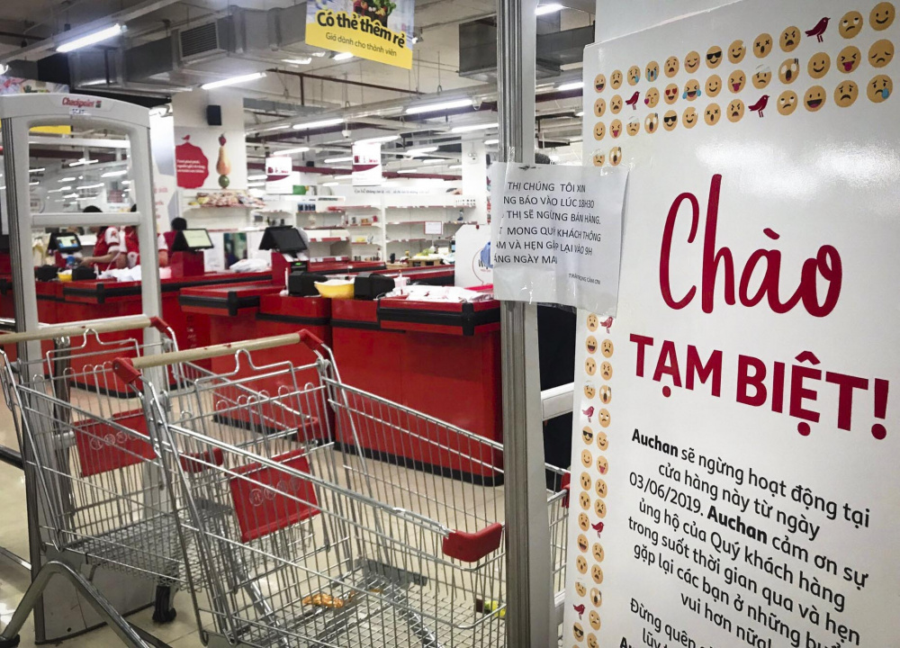 Hôm nay (3/6/2019), 15/18 siêu thị Auchan và cửa hàng My Auchan đã chính thức ngừng hoạt động.