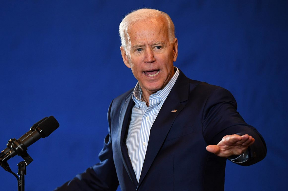 ứng cử viên hàng đầu của đảng Dân chủ trong cuộc đua vào Nhà Trắng Joe Biden