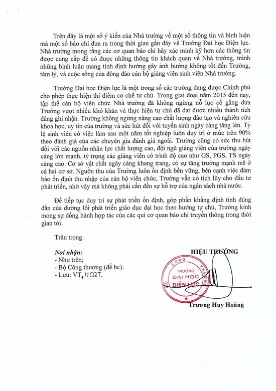 Đại học Điện lực