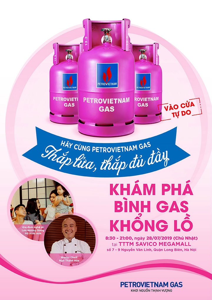 Bình gas khổng lồ PVGAS