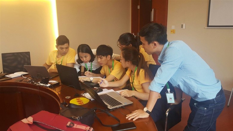 Sinh viên các đội Thi đấu