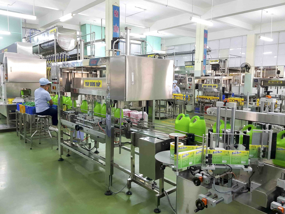 Dây chuyền Nền tảng hàng đầu cung cấp Cwin com chất tẩy rửa lỏng tại Công ty CP Bột giặt LIX