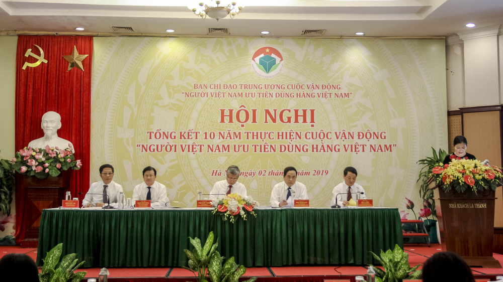 Hội nghị Tổng kết 10 năm thực hiện Cuộc vận động Người Việt Nam ưu tiên dùng hàng Việt Nam