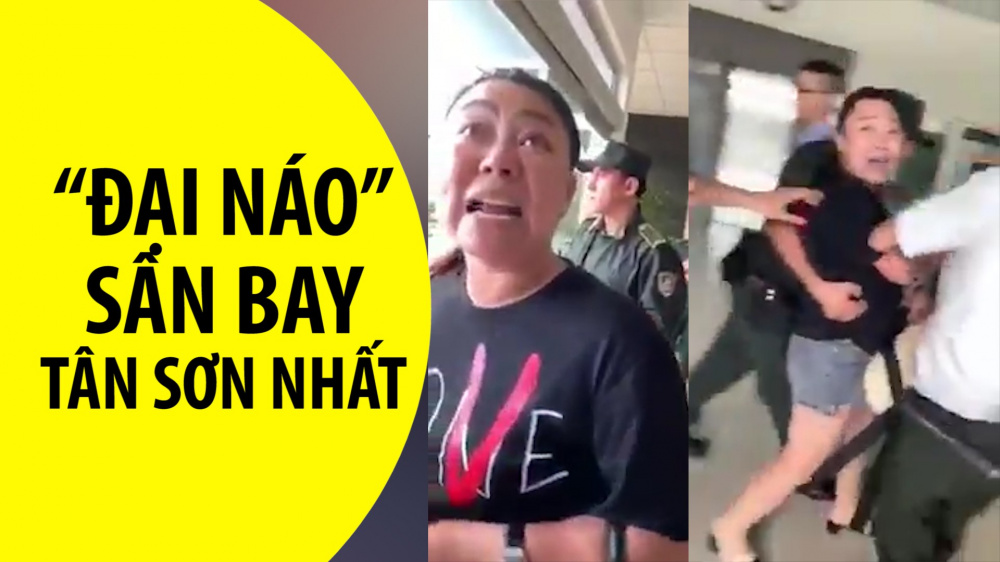 Nữ công an đại náo sân bay