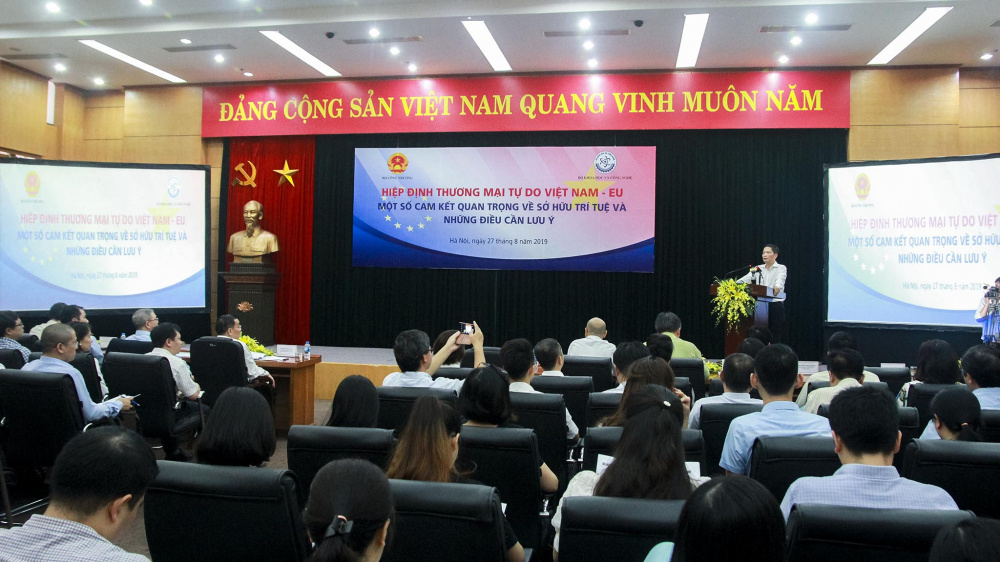 Hội nghị “Hiệp định Thương mại tự do giữa Việt Nam và Liên minh châu Âu (EVFTA) – Các cam kết quan trọng về sở hữu trí tuệ và những điều cần lưu ý”