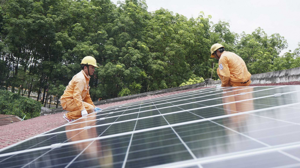 Lắp đặt hệ thống điện mặt trời trên mái nhà tại Viện Dưỡng lão Đường Quy Thiện, Tây Ninh
