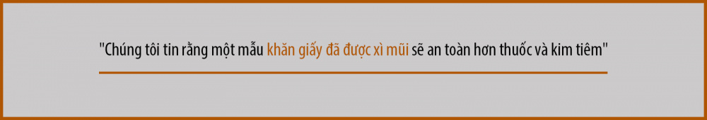 Vaev cho rằng khăn giấy chứa virus cúm còn hiệu quả hơn vắc xin