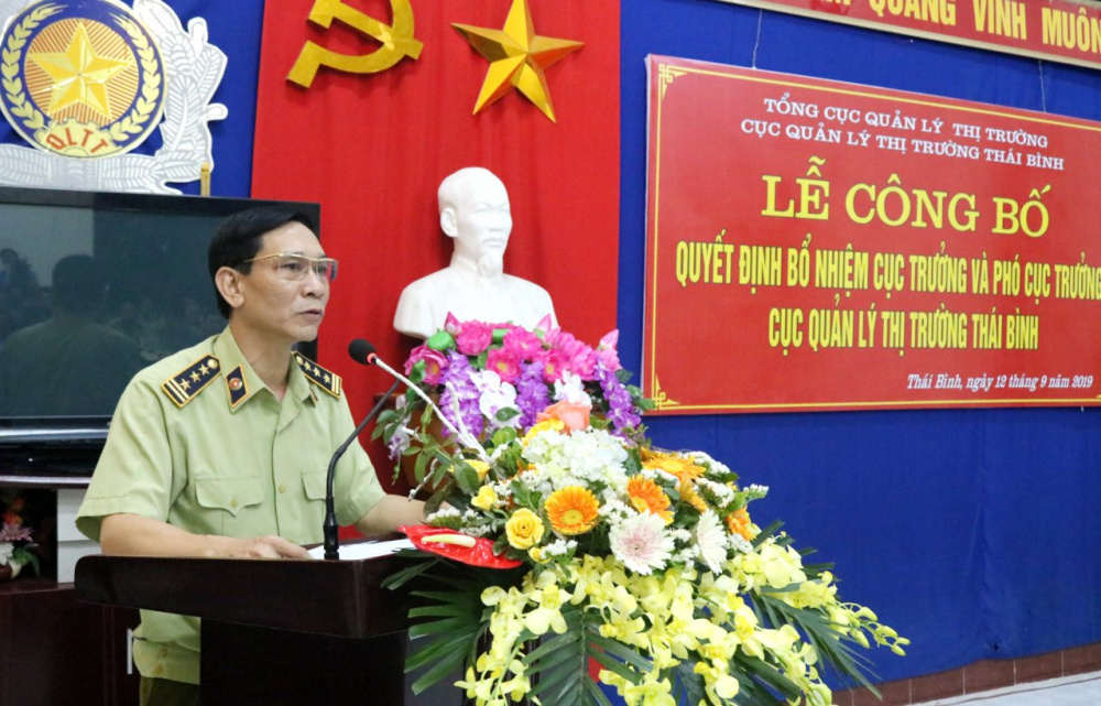 Ông Nguyễn Văn Nghiên - Cục trưởng Cục QLLTT Thái Bình chia sẻ.