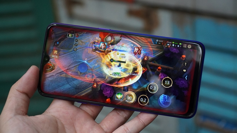Sử dụng bộ vi xử lý Snapdragon 712