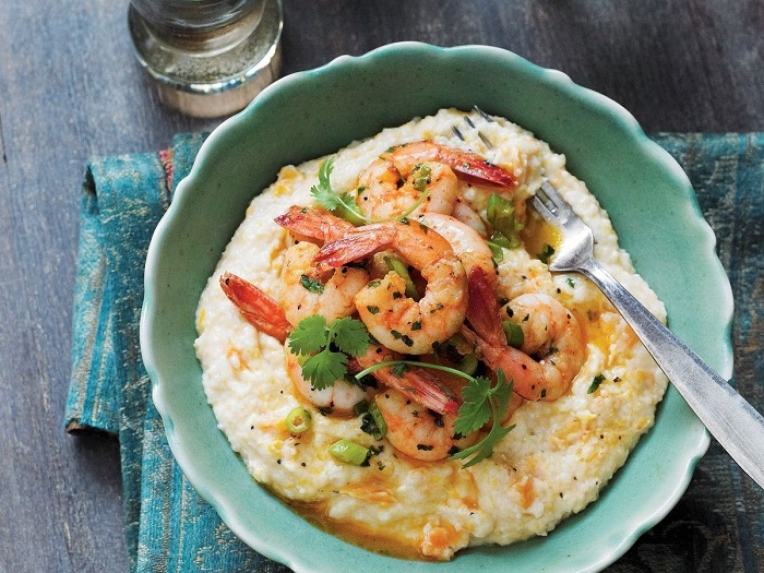 Súp ngô (hominy grits)