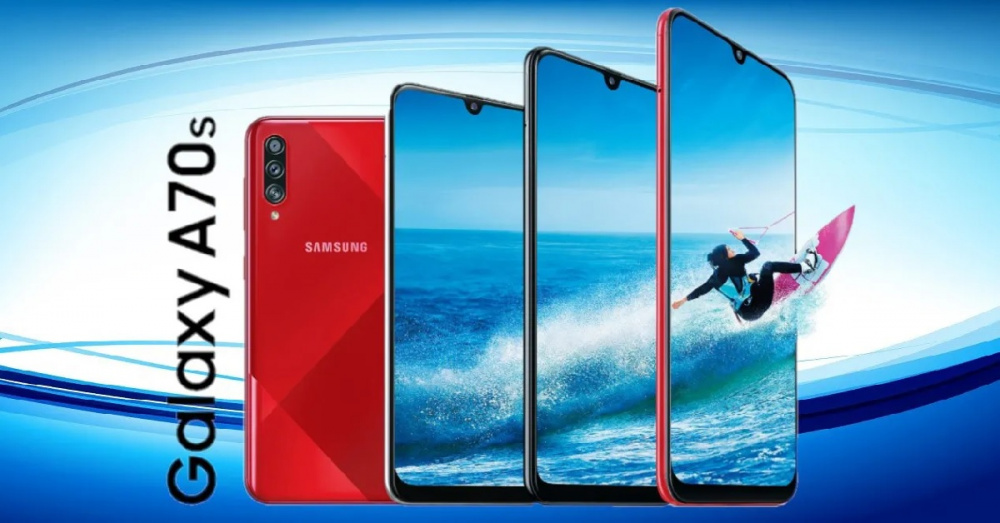 Samsung vừa công bố Galaxy A70s tại Ấn Độ. 