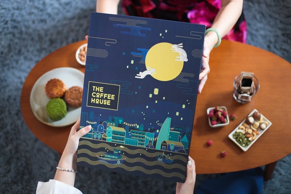 Mẫu bánh trung thu năm 2019 của The Coffee House