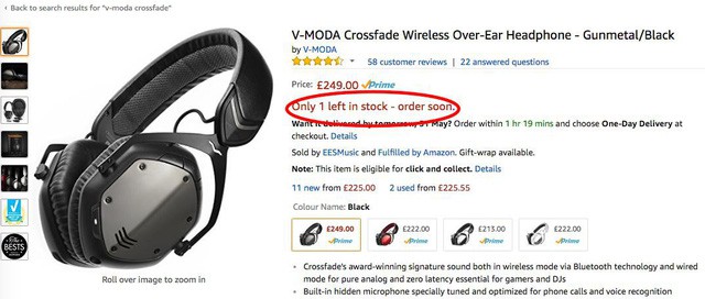 chiến thuật tâm lý học của Amazon