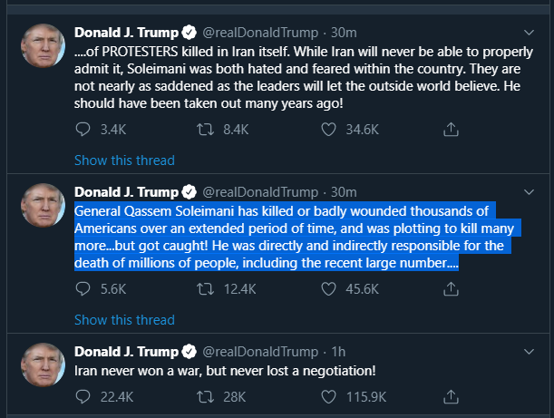 Twitter của ông Trump