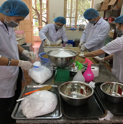 Sản xuất thử nghiệm bột gia vị cá ngừ tại Công ty CP Chế biến Thủy sản Cwin com sòng bạc trực tuyến Hạ Long